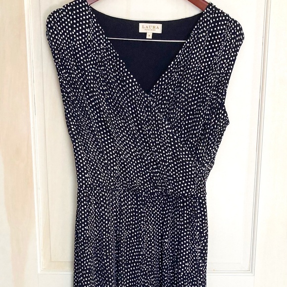 Navy/White Capri Jumpsuit - Picture 1 of 6